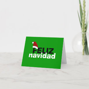 Cartes Pour Fêtes Annuelles Ti de Feliz Navidad Para