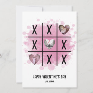 Cartes Pour Fêtes Annuelles Tic Tac Toe Valentine Photo