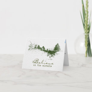 Cartes Pour Fêtes Annuelles Timbre Joyeux Noël peint à la main