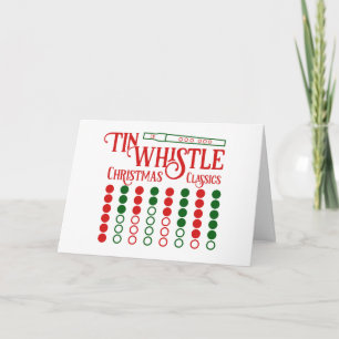 Cartes Pour Fêtes Annuelles Tin Whistle Christmas Classics Vintage Retro