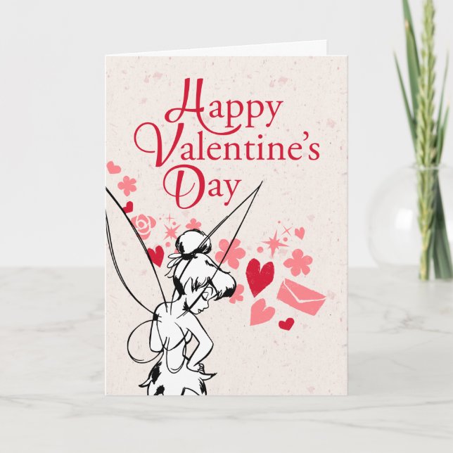 Cartes Pour Fêtes Annuelles Tinkerbell Valentine (Devant)