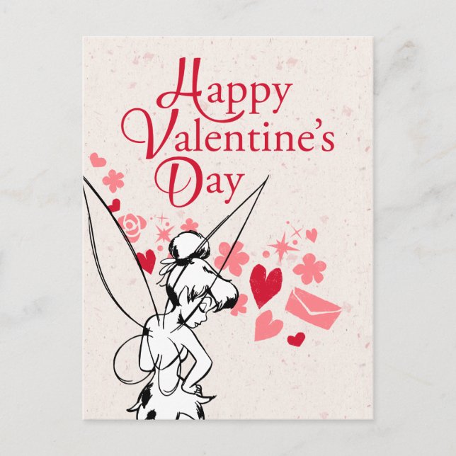 Cartes Pour Fêtes Annuelles Tinkerbell Valentine (Devant)
