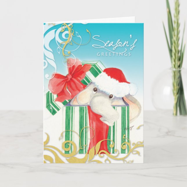 Cartes Pour Fêtes Annuelles Tintement de Kiboko (Devant)