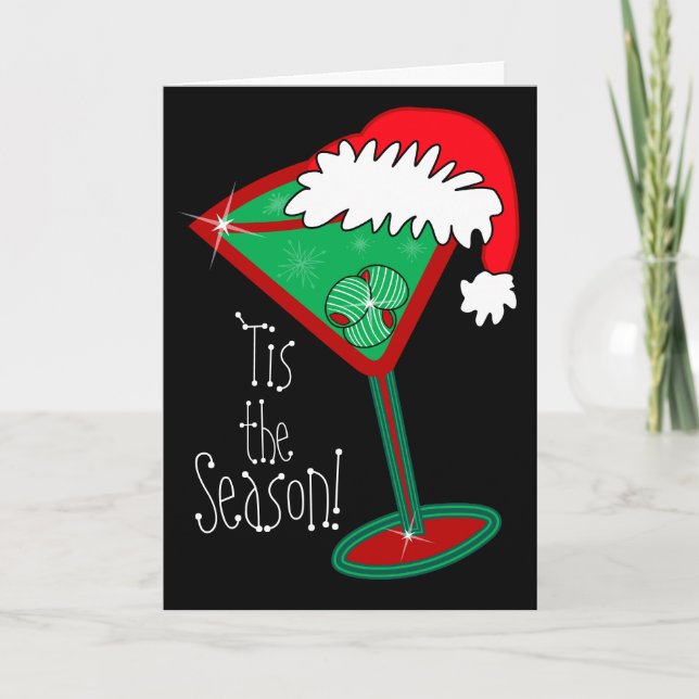 Cartes Pour Fêtes Annuelles ` Tis la saison (Devant)