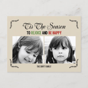 Cartes Pour Fêtes Annuelles Tis The Season Holiday Photo Card