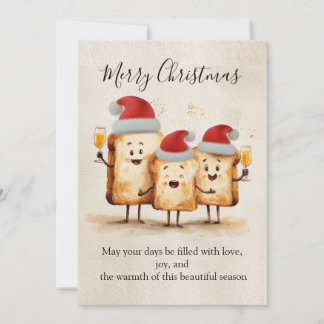 Cartes Pour Fêtes Annuelles Toast to the Holidays