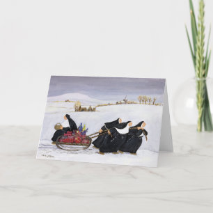 Cartes Pour Fêtes Annuelles Tobogganing 2