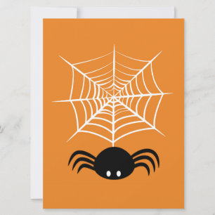 Cartes Pour Fêtes Annuelles Toile d'araignée Halloween