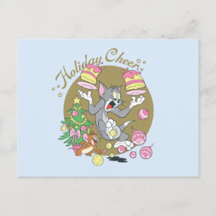 Cartes Pour Fêtes Annuelles Tom et Jerry Holiday Cheer