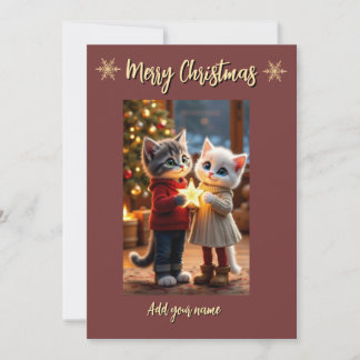 Cartes Pour Fêtes Annuelles Tom & Luna Christmas Star Card