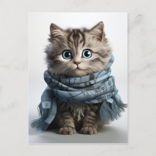 Cartes Pour Fêtes Annuelles Tommy, le Tabby Cat le plus souple