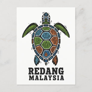 Cartes Pour Fêtes Annuelles Tortue à Redang Malaysia
