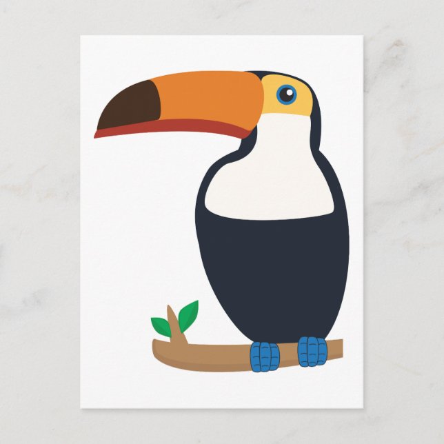 Cartes Pour Fêtes Annuelles Toucan (Devant)