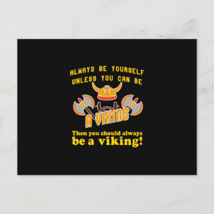 Cartes Pour Fêtes Annuelles Toujours être un viking