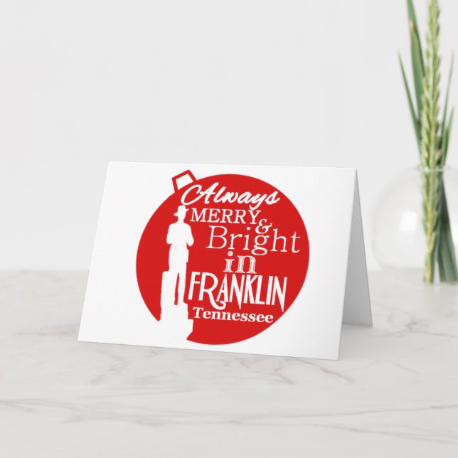 Cartes Pour Fêtes Annuelles Toujours joyeux et lumineux en Franklin, TN (Devant)