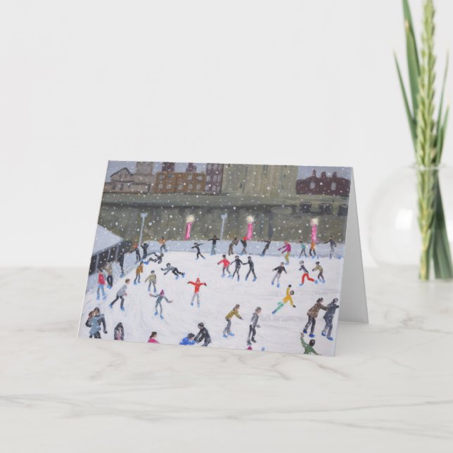 Cartes Pour Fêtes Annuelles Tour de la patinoire de Londres 2015 (Devant)