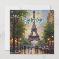Tour Eiffel Paris Travel Vintage Retro Art