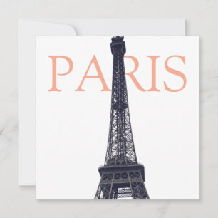 Cartes Pour Fêtes Annuelles Tour Eiffel vintage Paris Europe