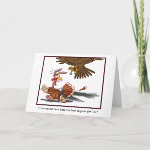 Cartes Pour Fêtes Annuelles Tourkey disguise