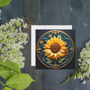 Cartes Pour Fêtes Annuelles Tournesol Inspirant Personnalisable