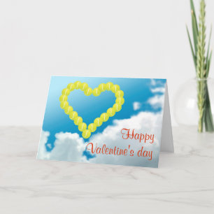 Cartes Pour Fêtes Annuelles Tournoi de tennis de Valentin