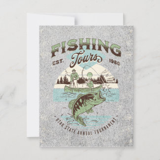 Cartes Pour Fêtes Annuelles Tours de pêche - Décor extérieur - Tournoi de l'Ut