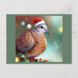 Cartes Pour Fêtes Annuelles Tourterelle de Noël 1