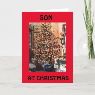 CARTES POUR FÊTES ANNUELLES TOUS LES SOUVENIRS DE "VOUS" AU FILS DE NOËL