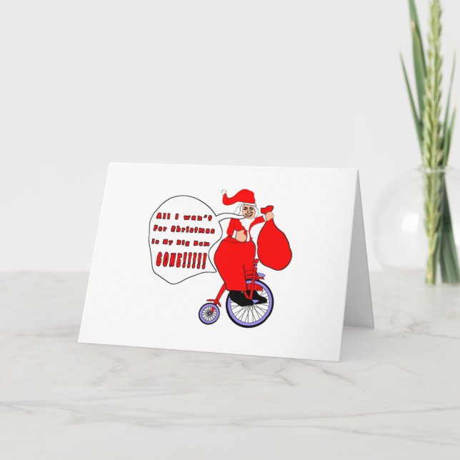 Cartes Pour Fêtes Annuelles Tous que je veux pour Noël (Devant)