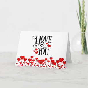 CARTES POUR FÊTES ANNUELLES "TOUS" VOUS ME PARLEZ LE JOUR DE VALENTINE/CHAQUE 