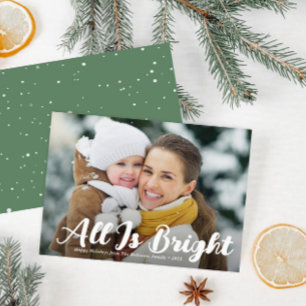 Cartes Pour Fêtes Annuelles Tout brille joyeux noël