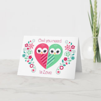 Cartes Pour Fêtes Annuelles Tout ce dont vous avez besoin est l'amour