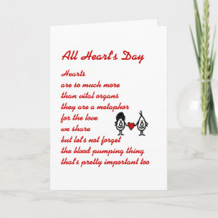 Cartes Pour Fêtes Annuelles Toute la journée du coeur