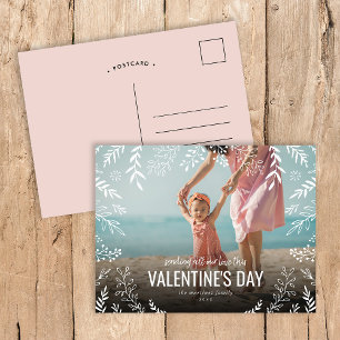 Cartes Pour Fêtes Annuelles Toute notre amour Botanique Superposition Photo Va