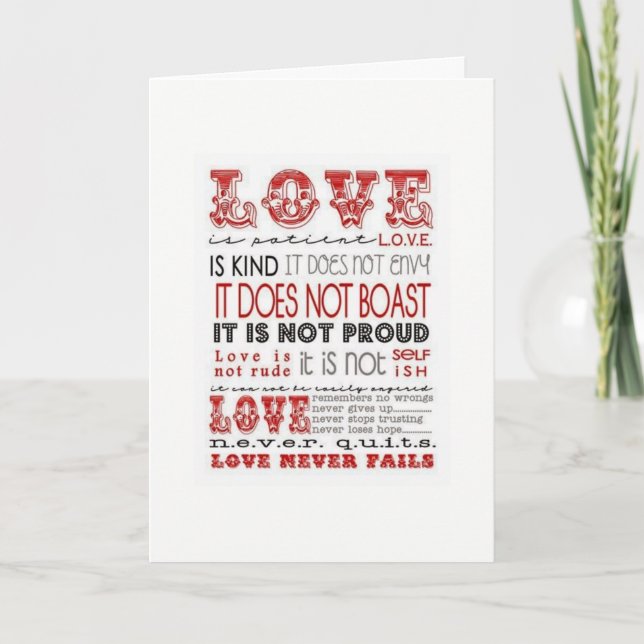 CARTES POUR FÊTES ANNUELLES **TOUTES LES RAISONS POUR LESQUELLES JE VOUS AIME* (Devant)