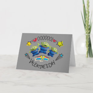 Cartes Pour Fêtes Annuelles Toy Story - Aliens Saint-Valentin