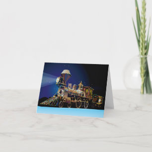 Cartes Pour Fêtes Annuelles Train de Noël