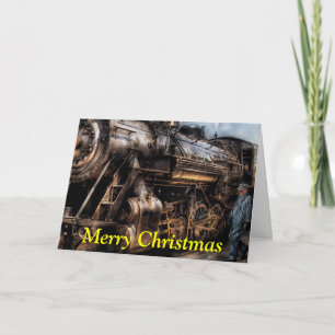 Cartes Pour Fêtes Annuelles Train - Maintenant embarquement