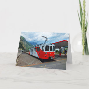Cartes Pour Fêtes Annuelles Train pour Chamonix