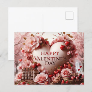 Cartes Pour Fêtes Annuelles Traitements Heureuses Saintes-Valentin