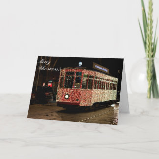 Cartes Pour Fêtes Annuelles Tram de Noël à Milan