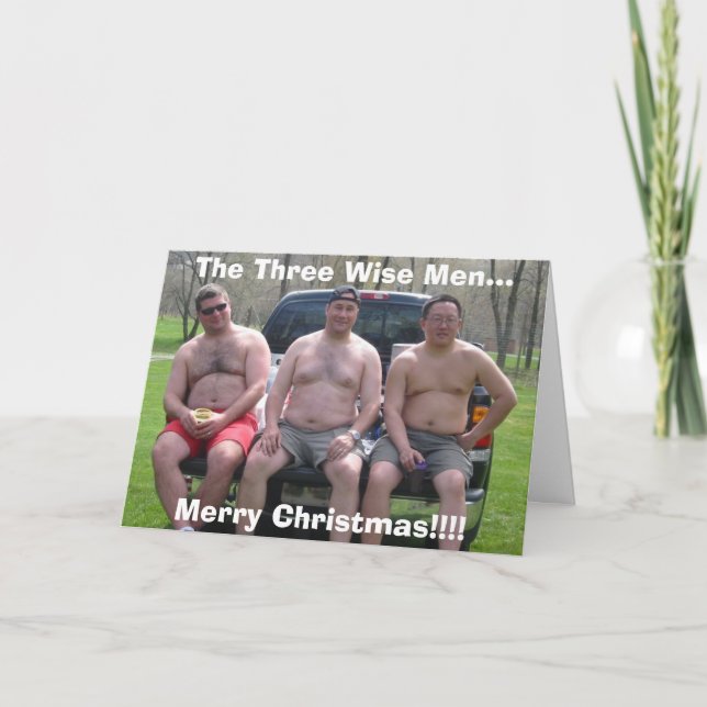 Cartes Pour Fêtes Annuelles Transportant par radeau, Joyeux Noël ! ! ! ! , les (Devant)