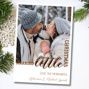 Cartes Pour Fêtes Annuelles Trendy Brown Calligraphie Mariage Petit Noël