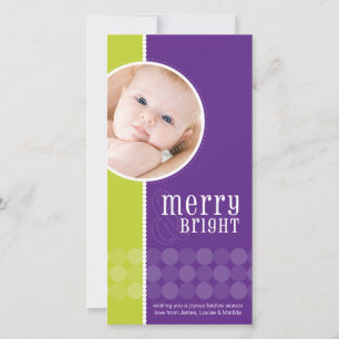Cartes Pour Fêtes Annuelles TRENDY HOLIDAY PHOTOCARD :: goodcheer 3