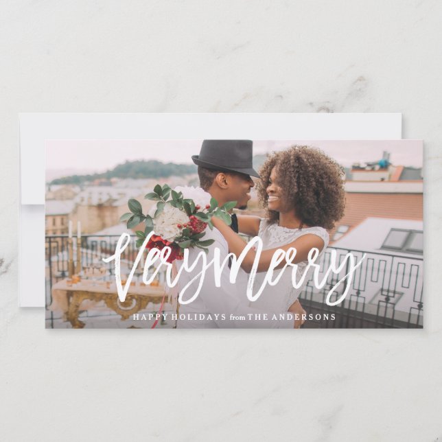 Cartes Pour Fêtes Annuelles Très joyeux (Devant)