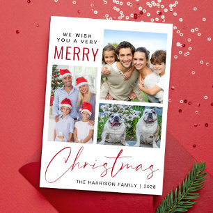 Cartes Pour Fêtes Annuelles Très Joyeux Noël 3 Photo