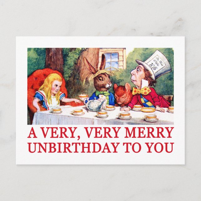 CARTES POUR FÊTES ANNUELLES TRÈS, UNBIRTHDAY TRÈS JOYEUX À VOUS ! (Devant)