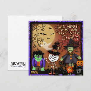 Cartes Pour Fêtes Annuelles Trick ou traitement Éffrayant pour enfants Inspiri