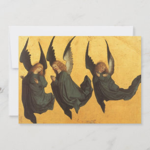 Cartes Pour Fêtes Annuelles Trio des anges de la Renaissance par Maître du Hou