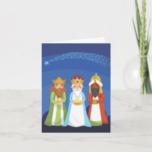 Cartes Pour Fêtes Annuelles Trois hommes sages